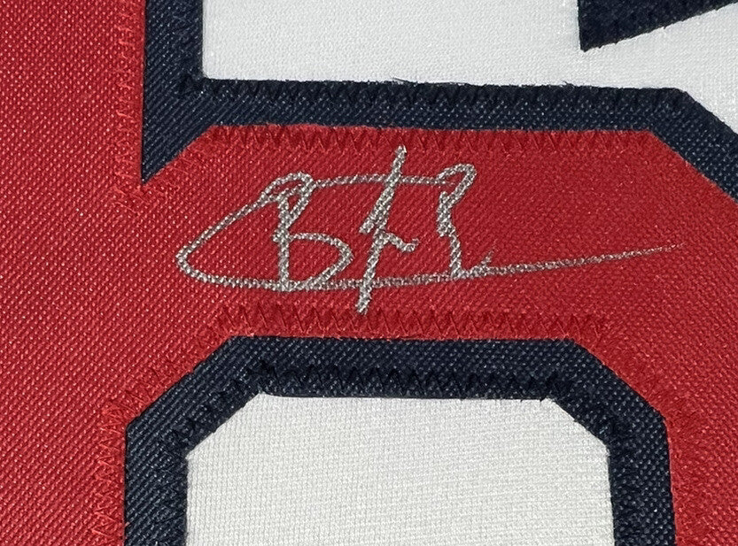 Brayan Bello Signed Framed Custom Jersey Boston Red Sox Beckett BAS COA1