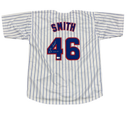 Lee Smith Signed Auto Chicago Cubs Jersey w/ HOF 2019 In Beckett Witness BAS COA0