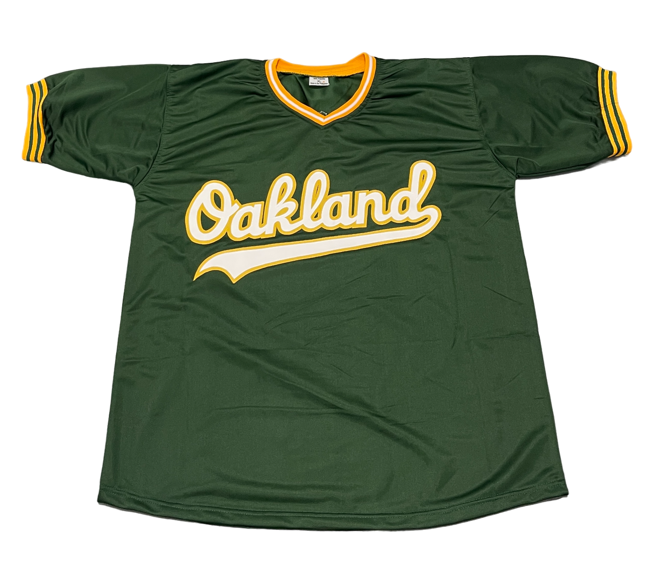 Jose Canseco Signed Oakland Athletics Custom Jersey Beckett Witness BAS COA2