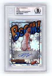 Donte DiVincenzo 2024 Hits Memorabilia BOOM Silver Signed BGS BAS Auto Knicks0