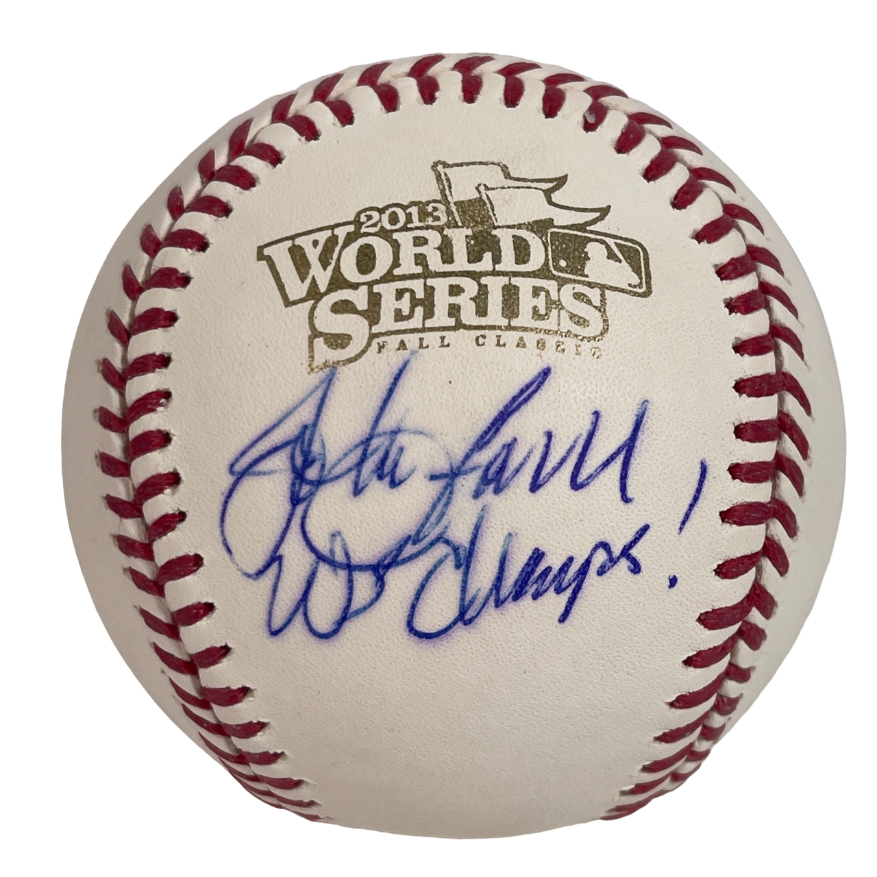 John Farrell Signed 2013 World Series ROMLB Baseball w/ WS Champs JSA COA0