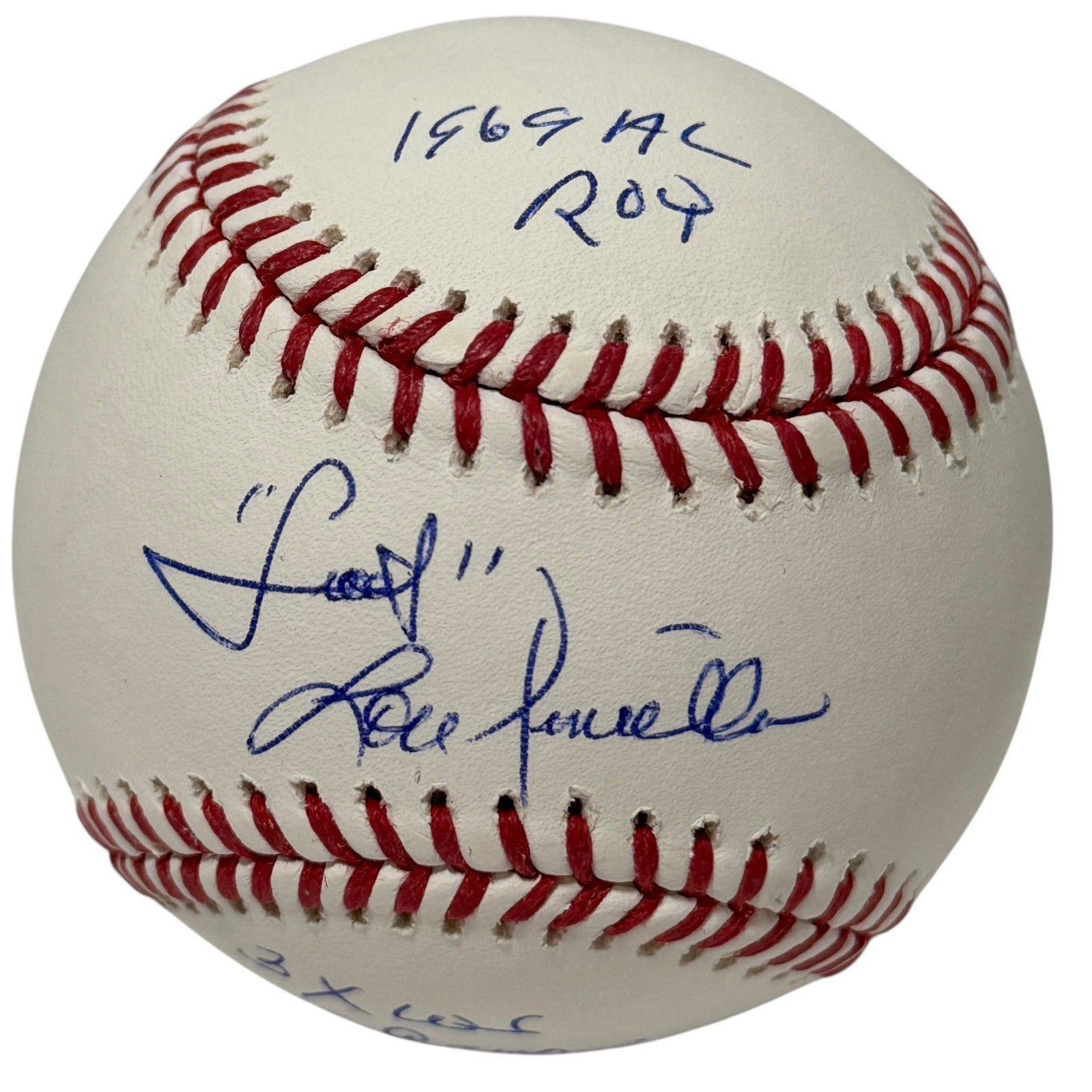 Lou Piniella Signed Autographed ROMLB Baseball w/ 4 Stat Inscriptions JSA COA0