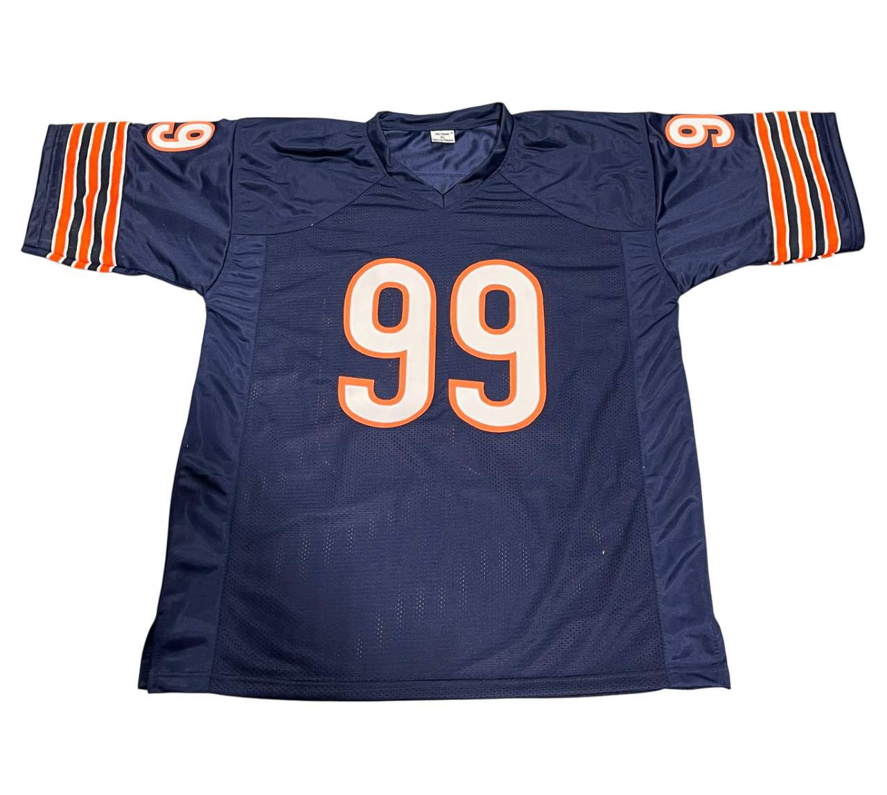 Dan Hampton Signed Bears Custom Jersey w/ HOF 2002 Beckett Witness BAS COA2