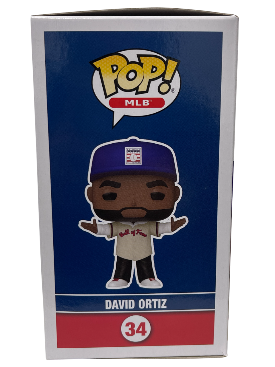 David Ortiz Signed Boston Red Sox Exclusive SGA Funko Pop 34 Beckett Wit BAS COA4