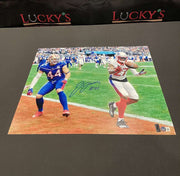 JC Jackson Signed Auto Autographed 16x20 Photo Pro Bowl BAS COA Patriots0