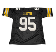 Greg Lloyd Signed Pittsburgh Steelers Custom Jersey Beckett Witness BAS COA0
