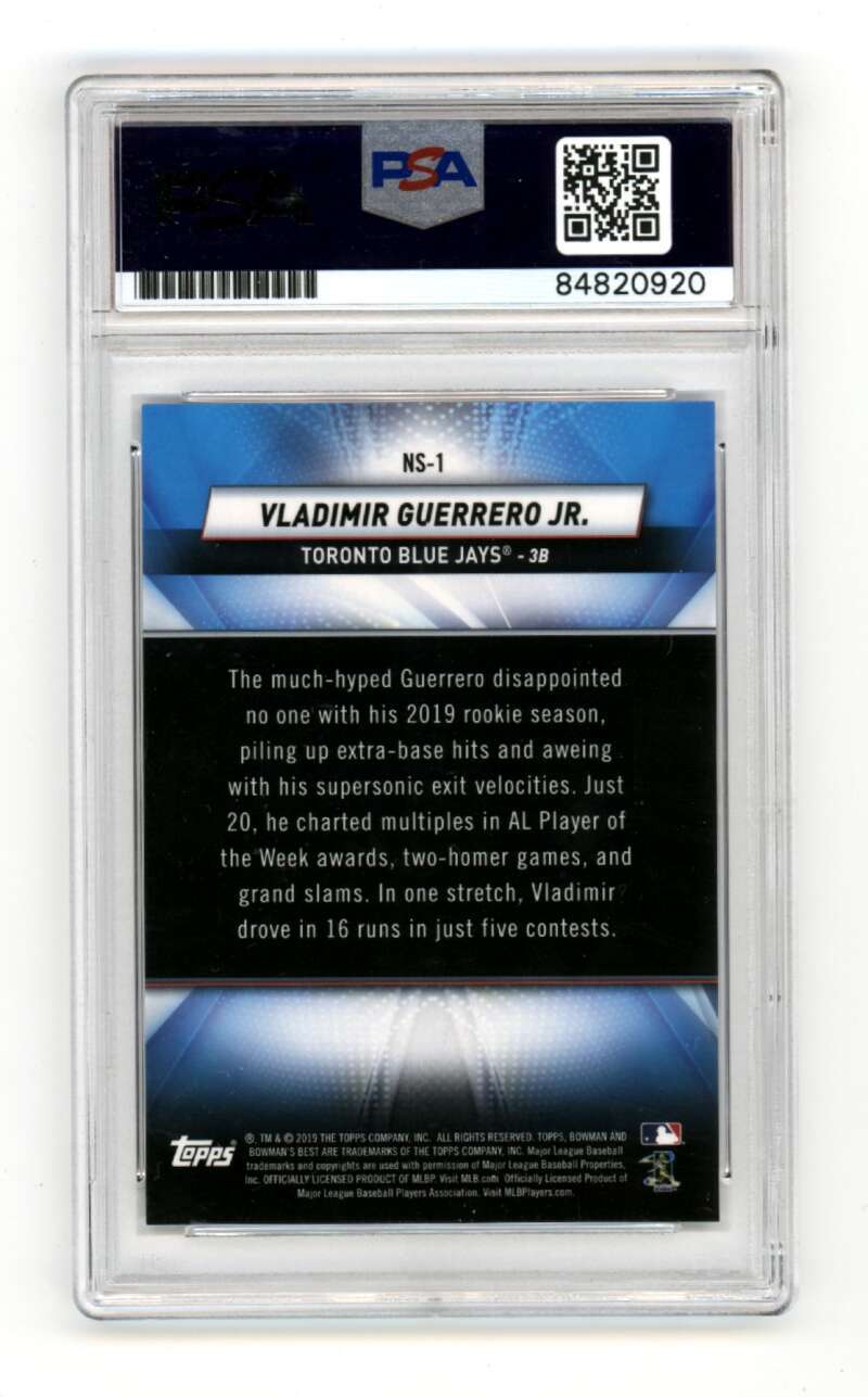 Vladimir Guerrero Jr. 2019 Bowman's Best Neophyte Atomic Ref Signed PSA 10 Auto1
