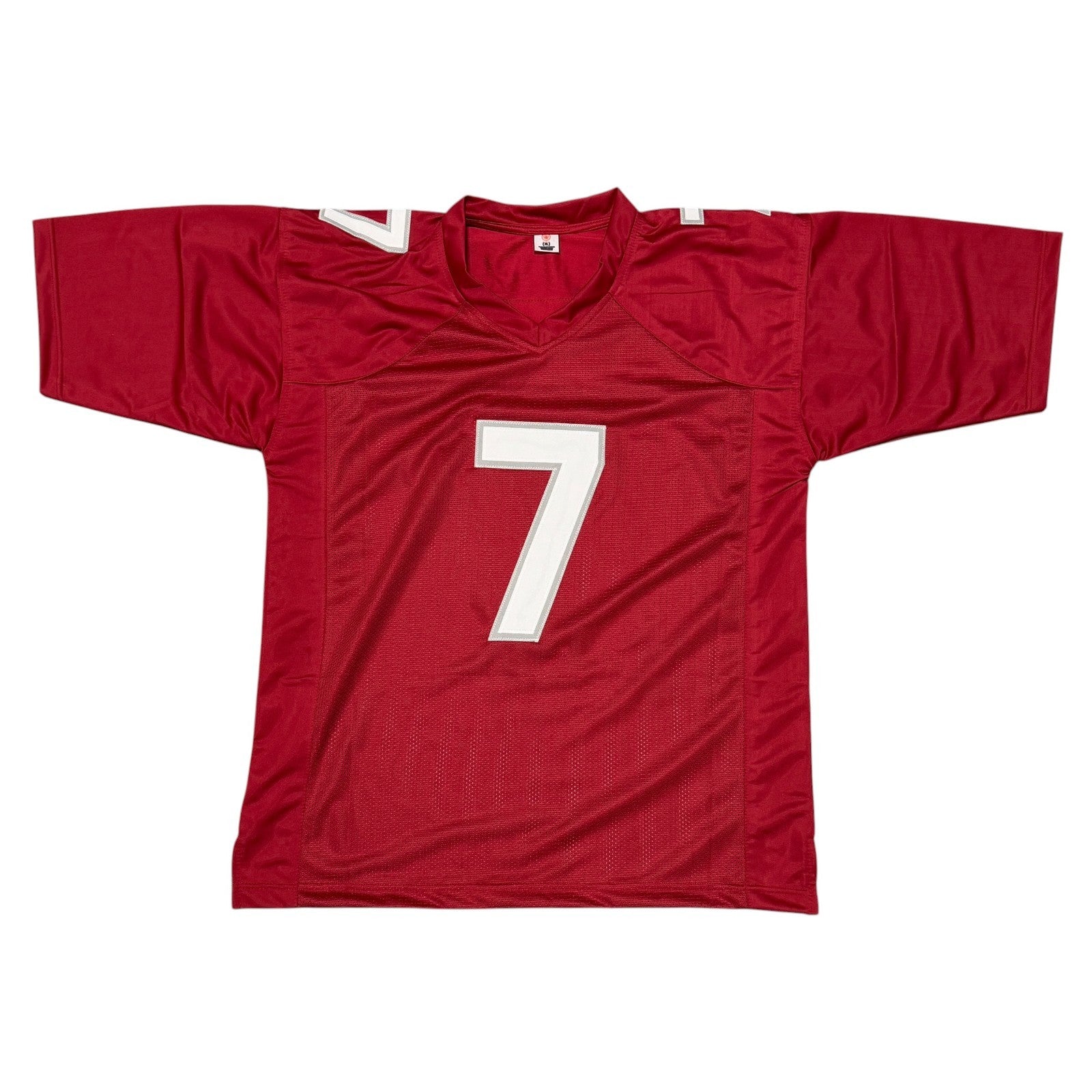Jacoby Brissett Signed Cardinals Custom Jersey w/ Rise Up Red Sea JSA Wit COA2