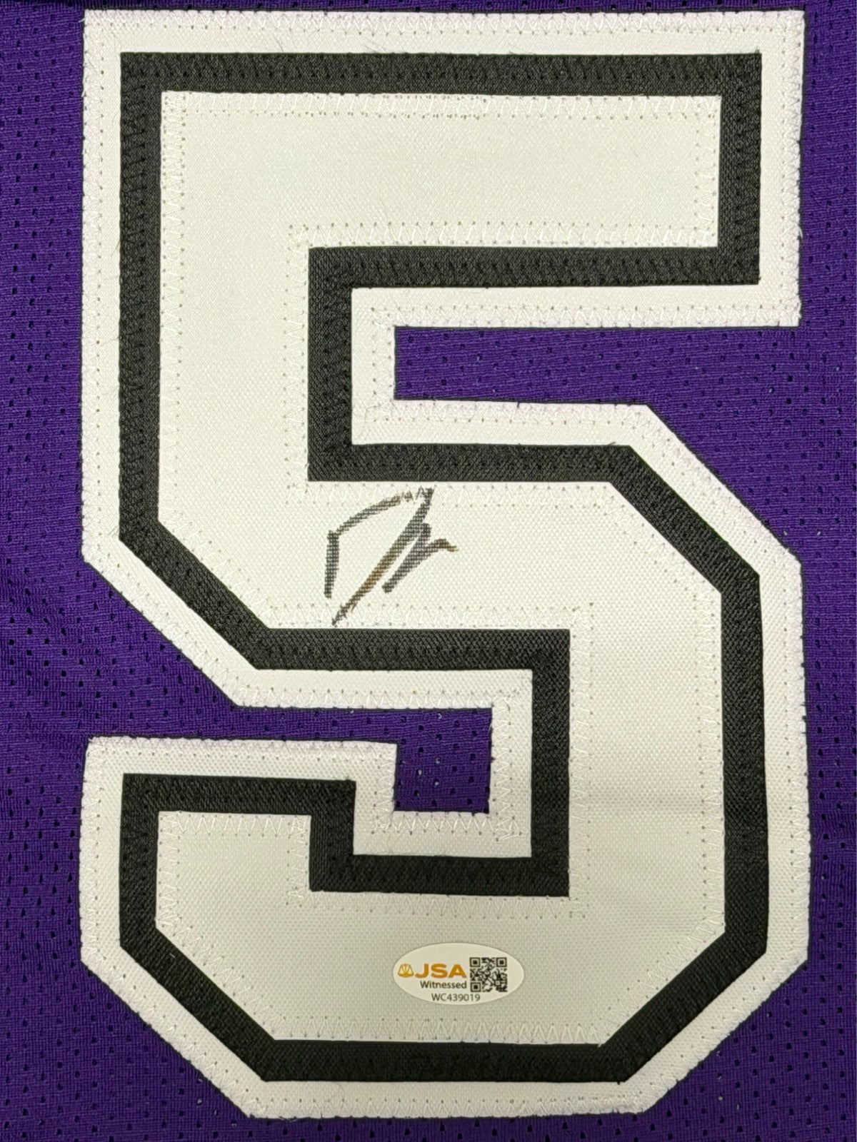 Jason Williams Signed White Chocolate Sacramento Kings Custom Jersey JSA Wit COA1