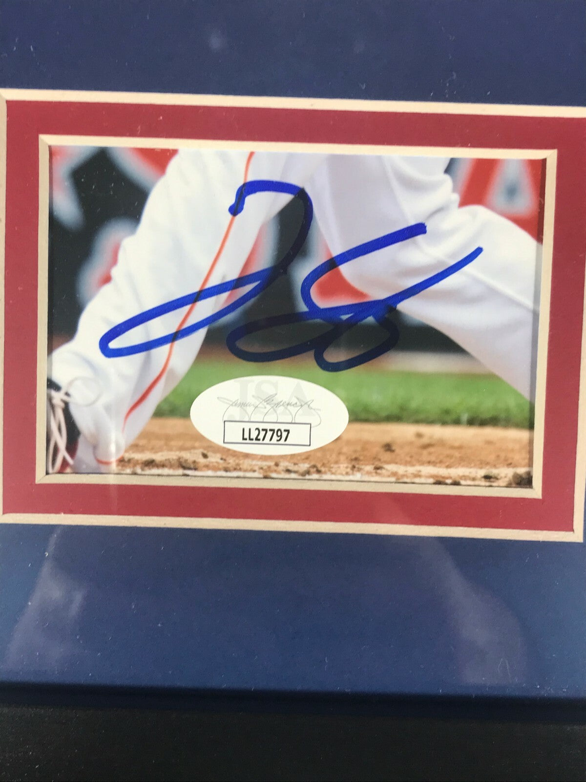 George Springer Signed Autographed 12x16 Framed Photo Cut JSA COA Blue Jays1