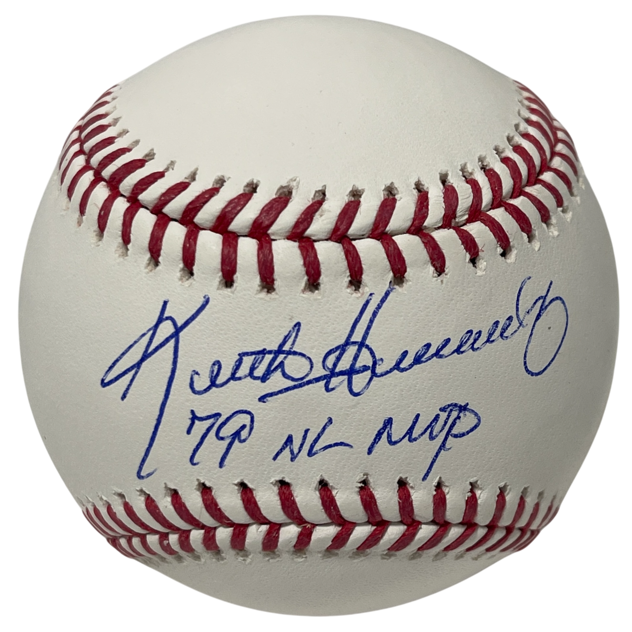 Keith Hernandez Signed Rawlings ROMLB Baseball w/ 79 NL MVP JSA COA0