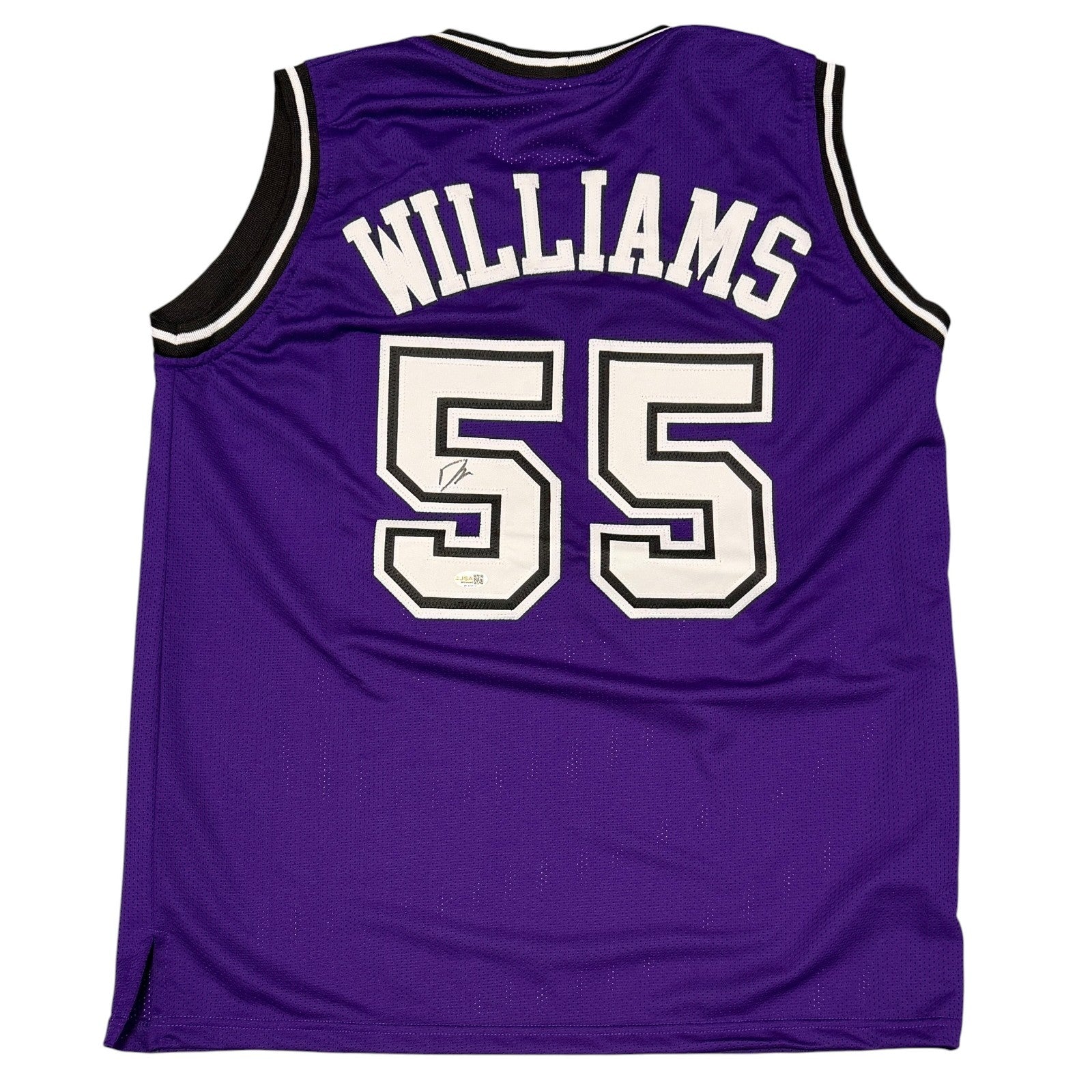 Jason Williams Signed White Chocolate Sacramento Kings Custom Jersey JSA Wit COA0
