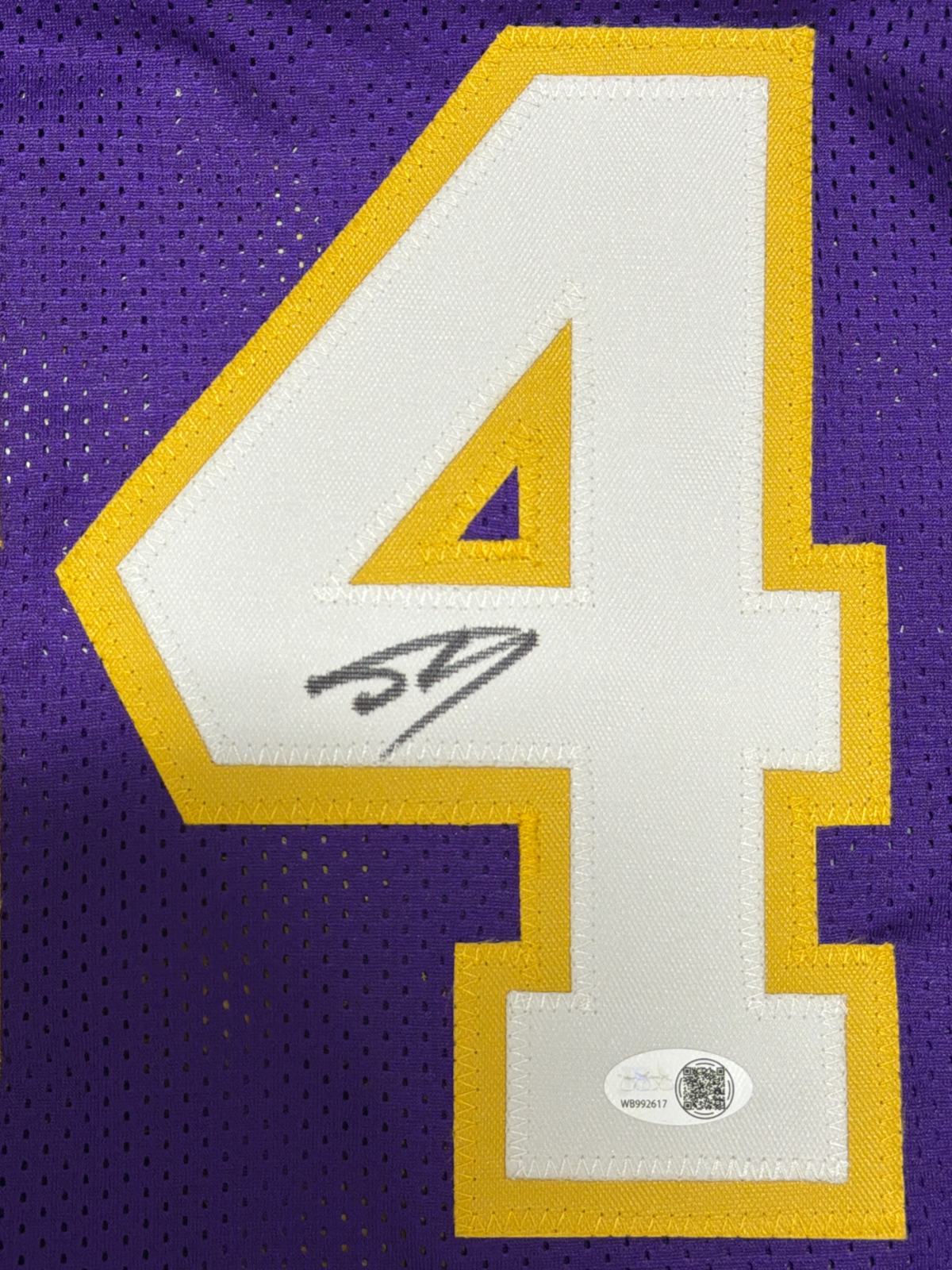 Shaquille O'Neal Signed Los Angeles Lakers Custom Jersey JSA Witness COA1