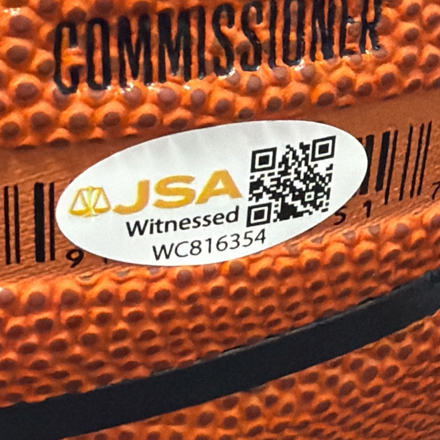 Bernard King Signed Wilson NBA Basketball w/ HOF + SC Ins JSA Witness COA2