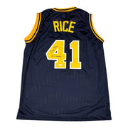 Glen Rice Signed Autographed Michigan Custom Jersey w/ 89 Champs JSA Witness COA0