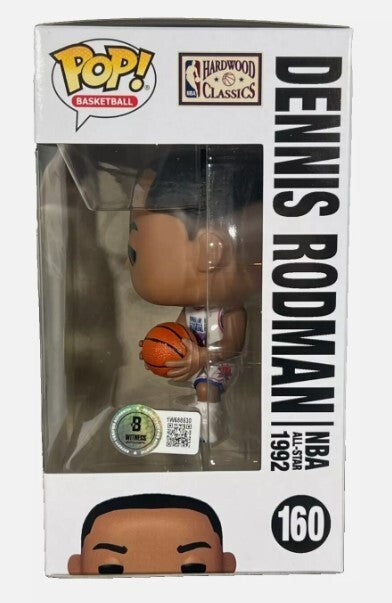 Dennis Rodman Signed Auto Funko Pop 160 All-Star Beckett Witness BAS COA Pistons1