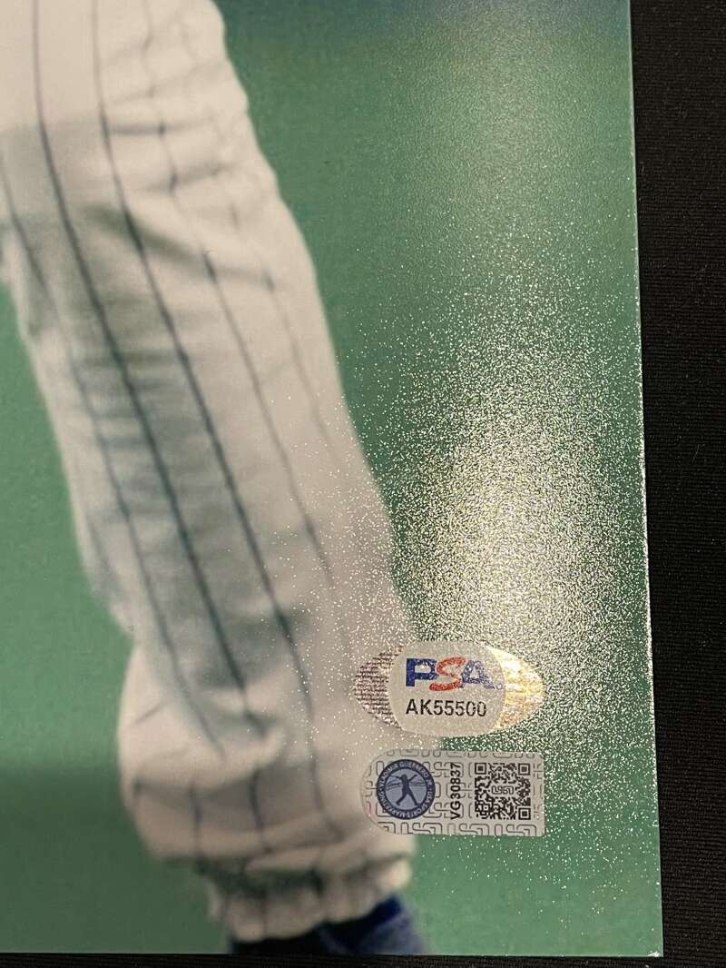 Vladimir Guerrero Jr & Sr Dual Signed Auto 16x20 Photo PSA COA USA SM COA RARE3