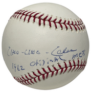 Choo-Choo Coleman Signed ROMLB Baseball w/ 1962 Original Mets JSA COA0