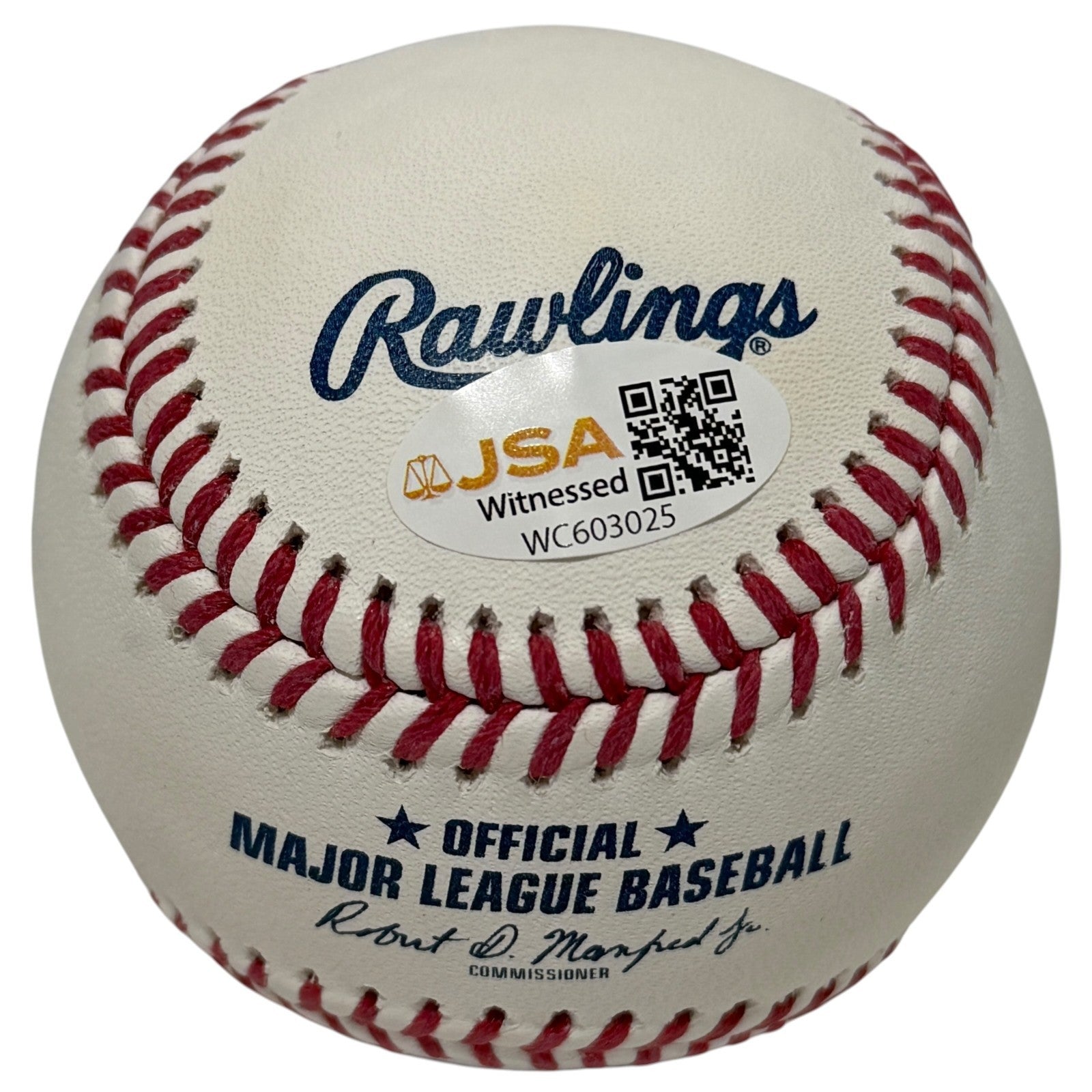 Steve Trachsel Signed ROMLB Baseball w/ Human Rain Delay Insc JSA Witness COA1