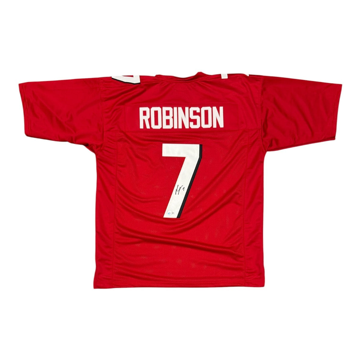 Bijan Robinson Signed Atlanta Falcons Custom Jersey Beckett Witness BAS COA0