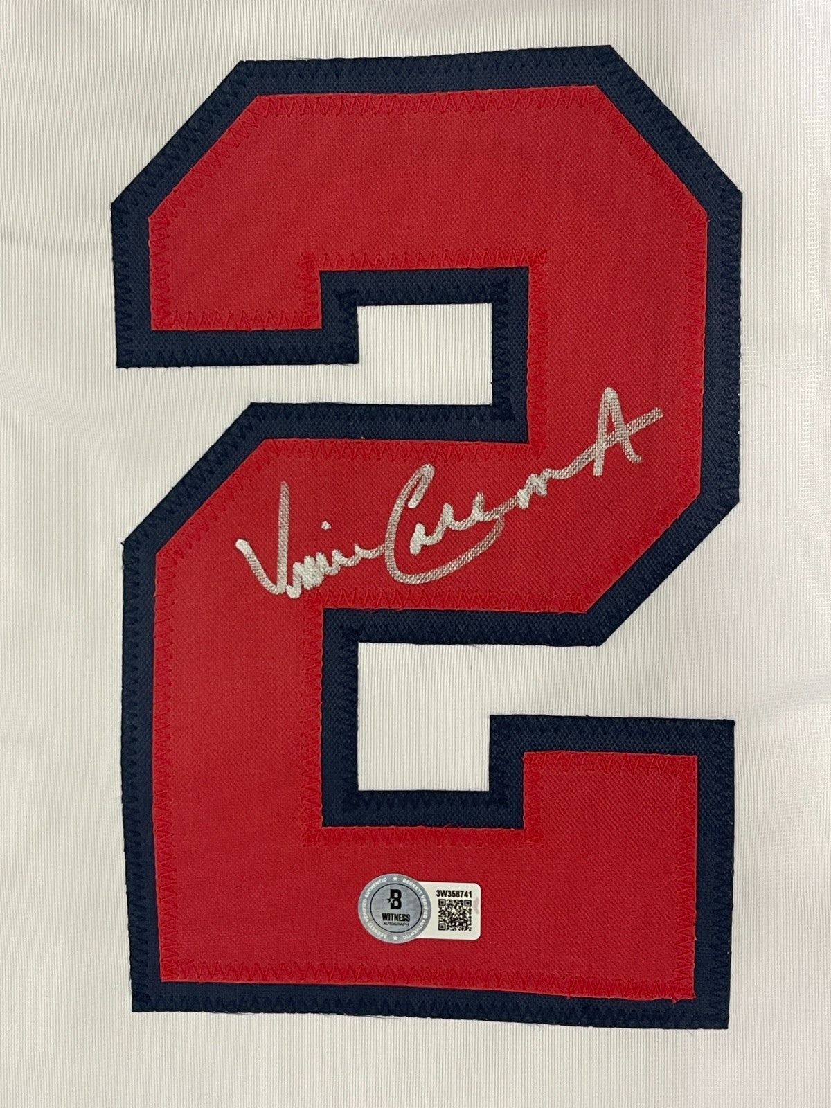 Vince Coleman Signed St Louis Cardinals Custom Jersey Beckett Witness BAS COA1