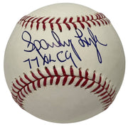 Sparky Lyle Signed Autographed ROMLB Baseball w/ 77 AL CY JSA COA Yankees0