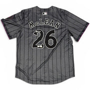 Nolan McLean Signed New York Mets City Connect Nike Jersey FANATICS COA0