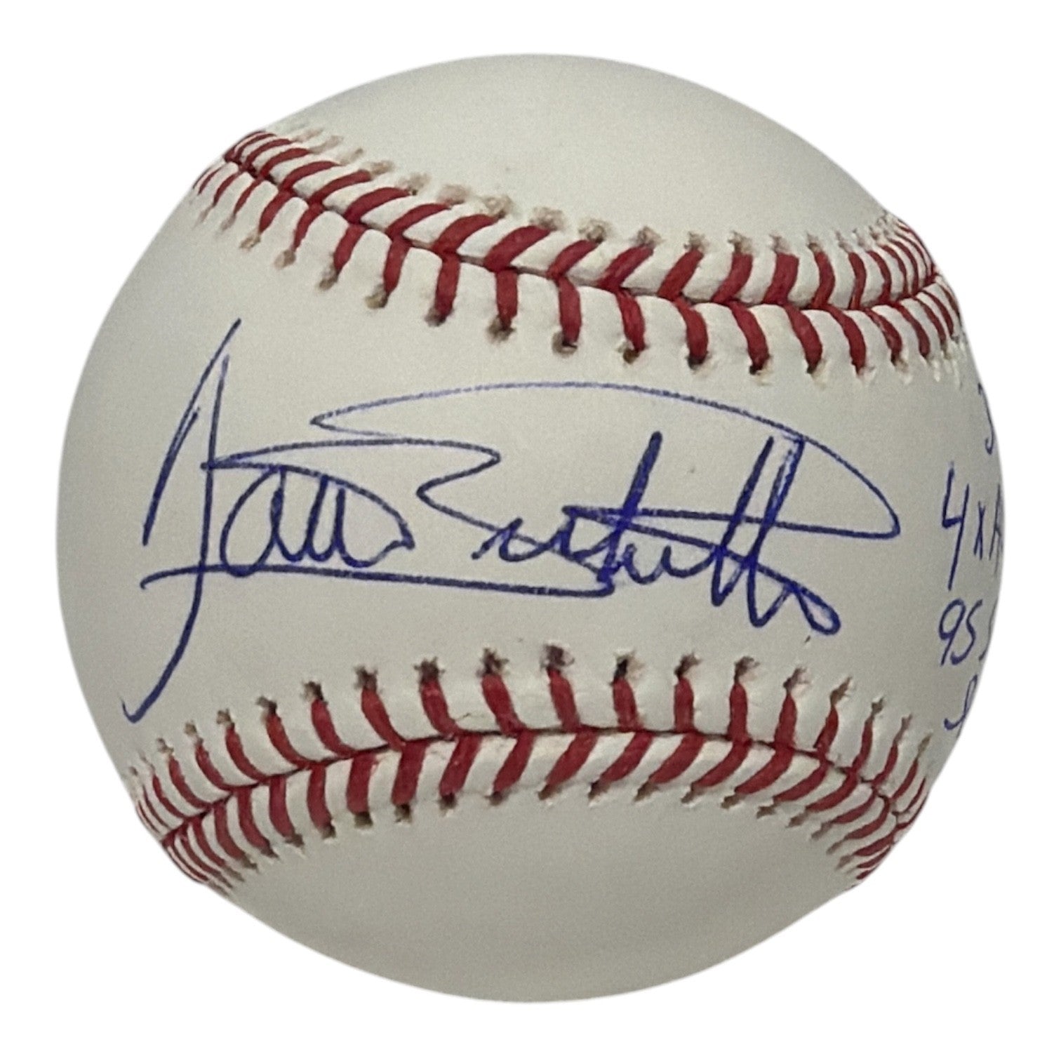Dante Bichette Signed Autographed ROMLB Baseball w/ 5x Insc JSA COA Rockies0