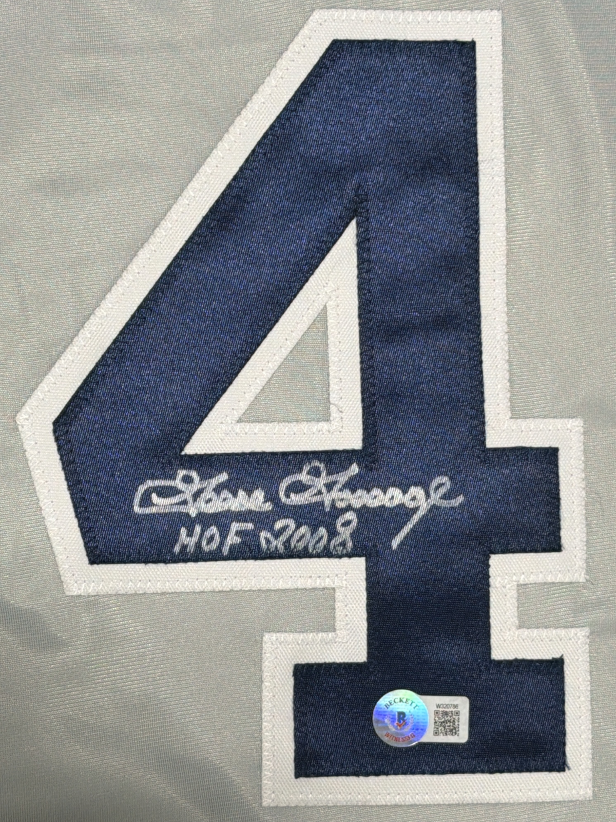 Goose Gossage Signed Yankees Custom Jersey w/ HOF 2000 Beckett Witness BAS COA1