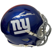 Jaxson Dart Signed Autographed New York Giants Speed Mini Helmet FANATICS COA0