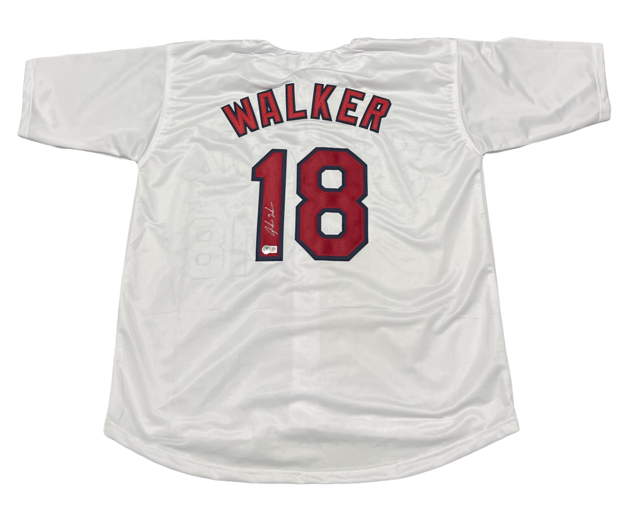 Jordan Walker Signed St Louis Cardinals Custom Jersey Beckett BAS COA0