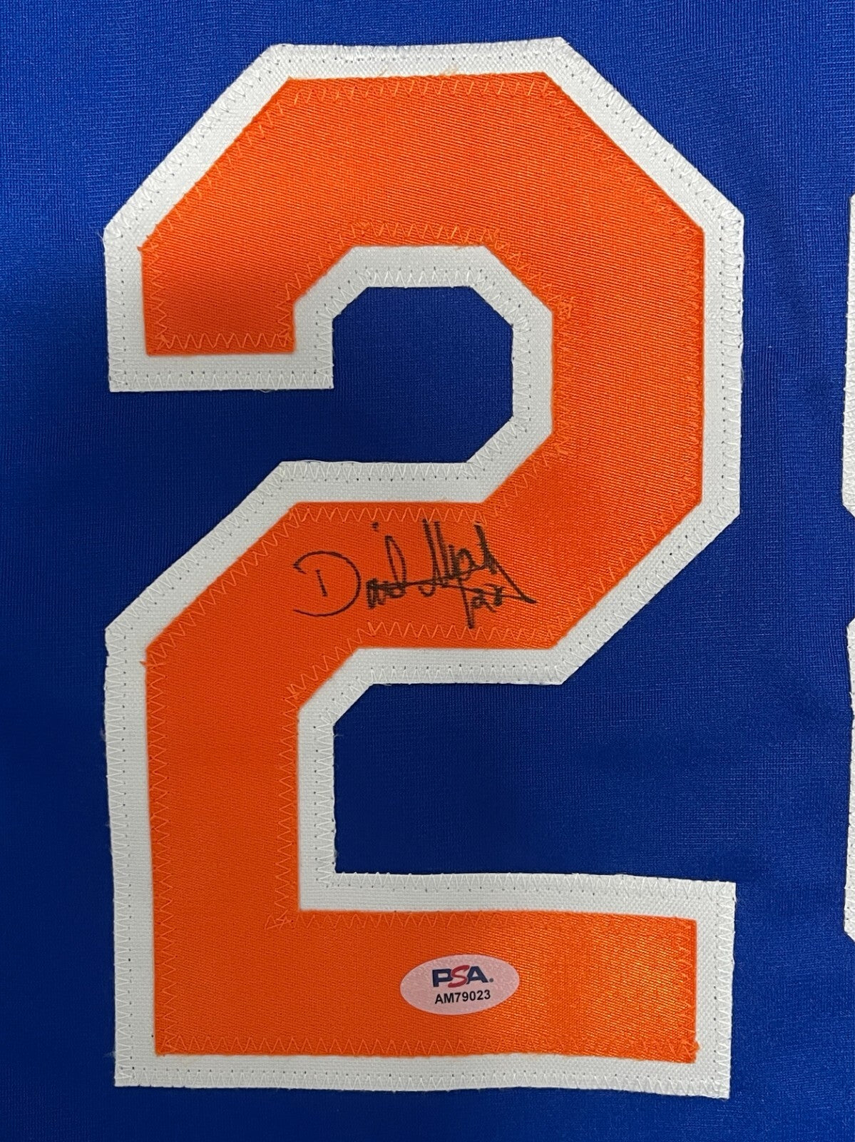 Daniel Murphy Signed Autographed New York Mets Custom Blue Jersey PSA COA1