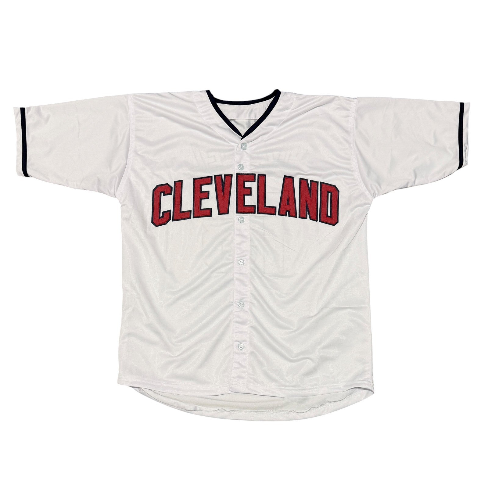 Omar Vizquel Signed Cleveland Indians Custom Jersey w/ 2 x Insc JSA Witness COA2