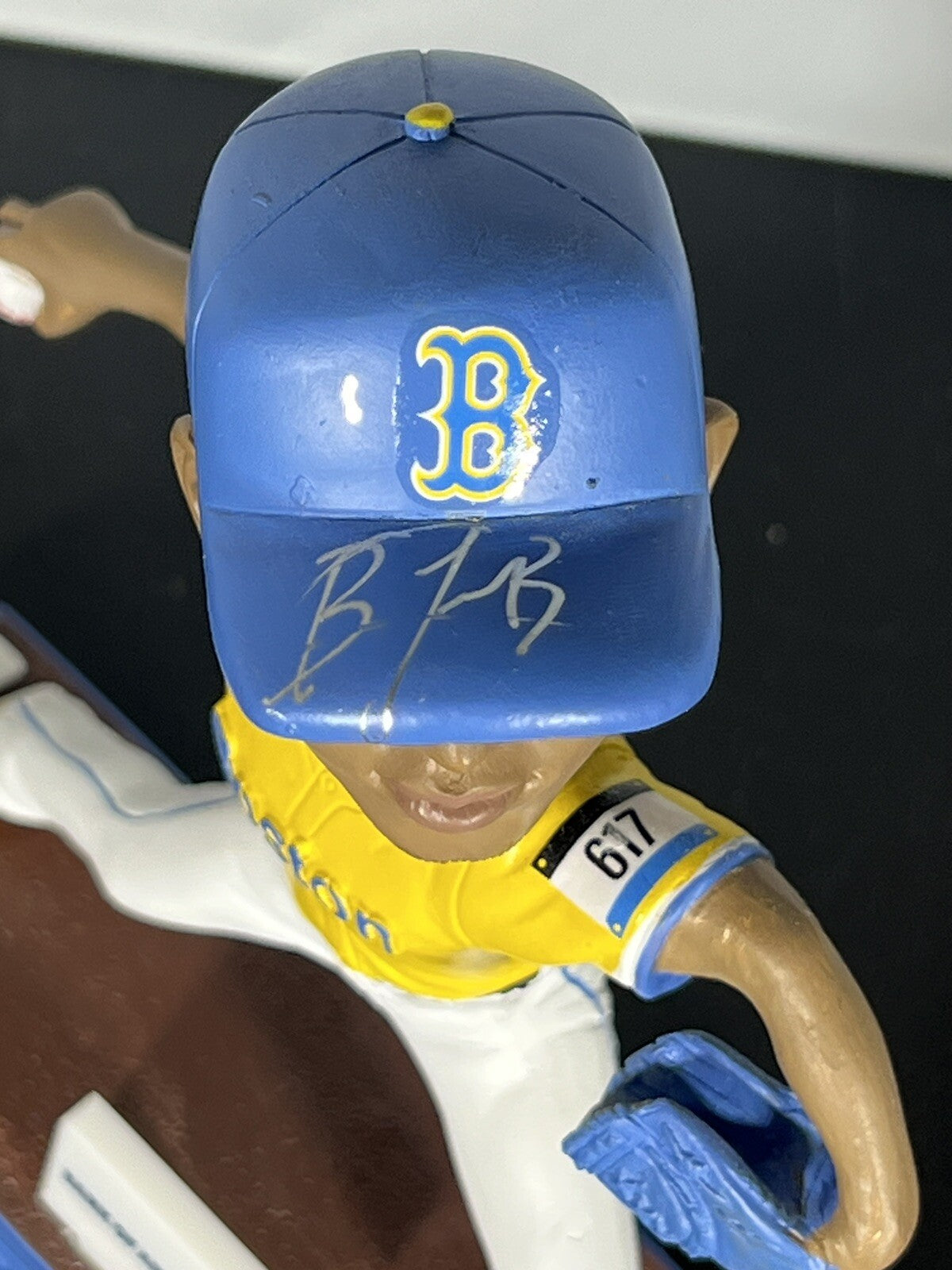 Brayan Bello Signed Auto Red Sox City Connect SGA Bobblehead 4/13/2024 BAS COA1