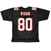 Andre Rison Signed Autographed Atlanta Falcons Custom Jersey JSA Witness COA0