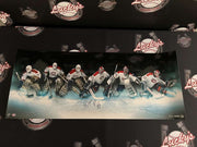 Patrick Roy Signed Auto 36x15 Photo "Art of the Save" 53/100 Upper Deck UDA COA0