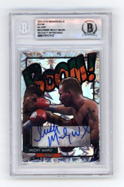 Mickey Ward 2024 Hits Memorabilia BOOM Silver #/20 Signed BGS BAS Auto Irish0
