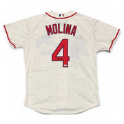 Yadier Molina Signed St. Louis Cardinals Custom Replica Jersey JSA COA0
