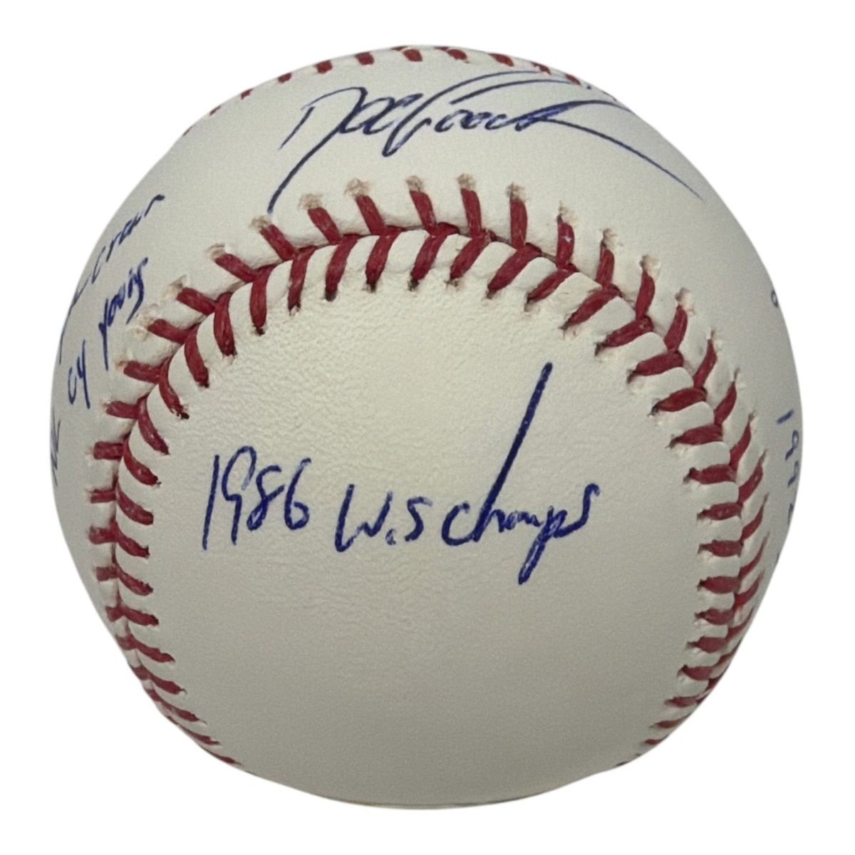 Doc Gooden Signed Autographed ROMLB Baseball w/ 8 Stat Insc JSA Witness COA2