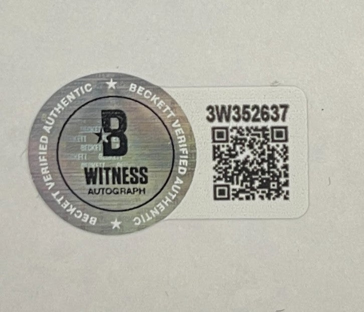 Bobby Nystrom Signed NY Islanders 16x20 Photo w/ 1980 Cup Insc Beckett W BAS COA2