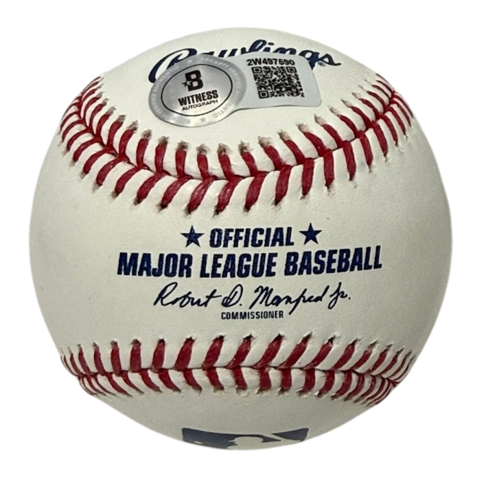 JJ Wetherholt Signed Rawlings ROMLB Baseball Beckett BAS COA St.Louis Cardinals1