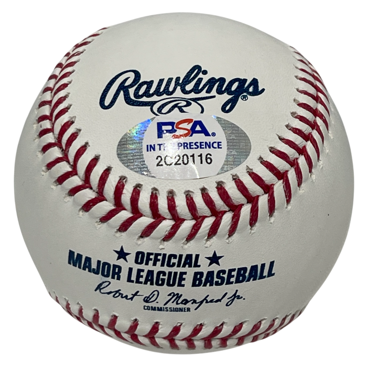 Randy Arozarena & Jonathan India Dual Signed ROMLB Baseball ROY PSA ITP COA1