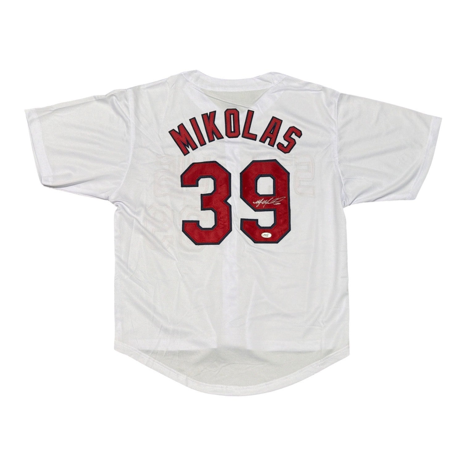 Miles Mikolas Signed Autographed St. Louis Cardinals Custom Jersey JSA COA0