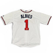 Ozzie Albies Signed Autographed Atlanta Braves Custom Replica Jersey BAS COA0