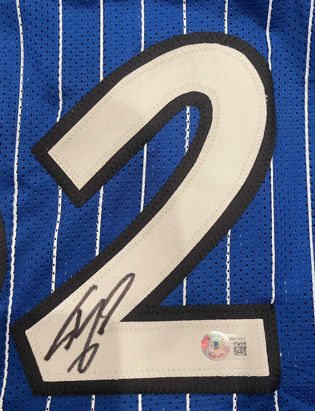 Shaquille O'Neal Signed Diesel Orlando Custom Jersey Beckett Wit BAS COA1