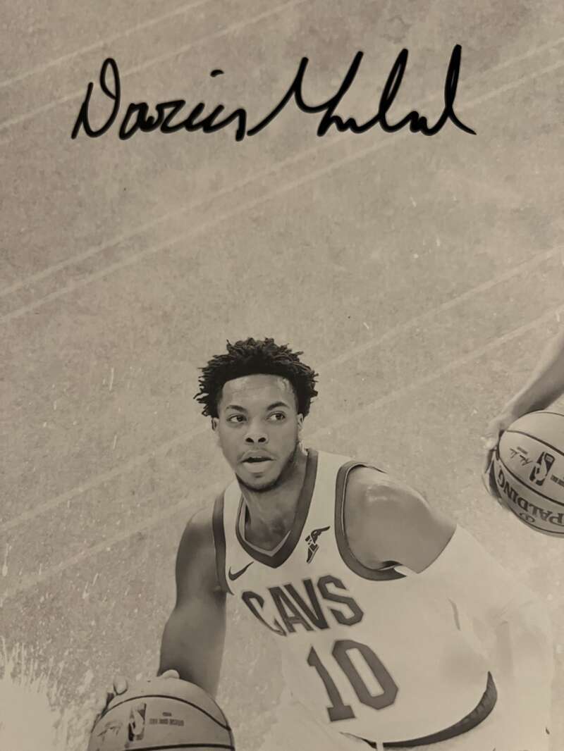 Darius Garland Signed 16x24 Photo On The Rise Upper Deck UDA COA Cavaliers1