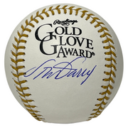 Steve Garvey Signed Rawlings Gold Glove Baseball Beckett Witness BAS COA0