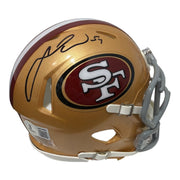 Fred Warner Signed San Francisco 49ers Speed Mini Helmet Beckett BAS COA0