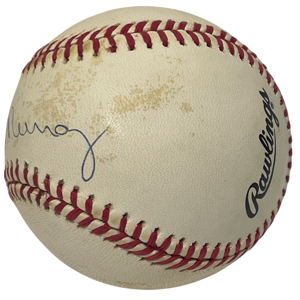 Eddie Murray Signed Rawlings National League Baseball Orioles JSA COA B2