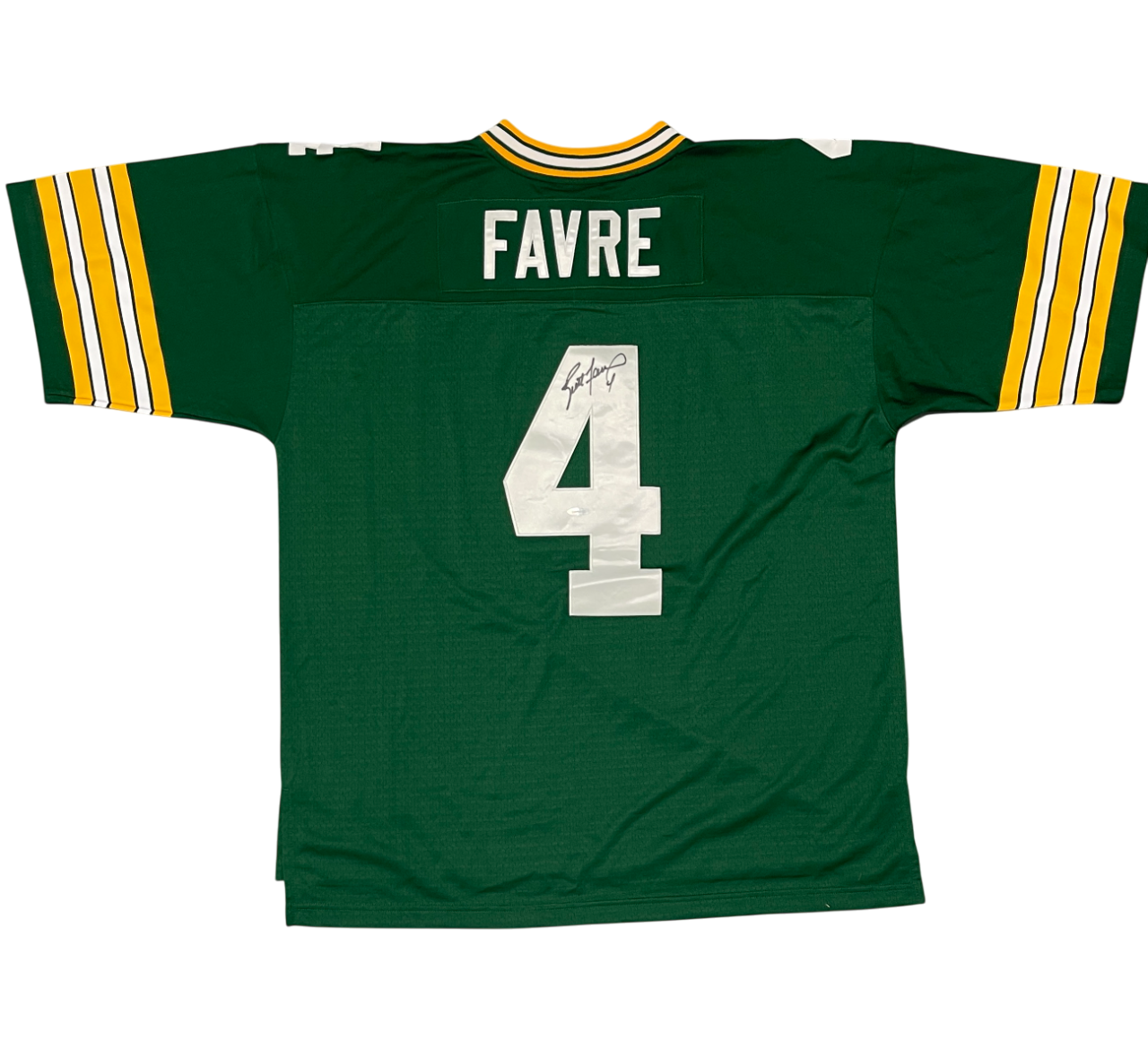 Brett Favre Signed Green Bay Packers Mitchell & Ness Jersey Upper Deck UDA COA0